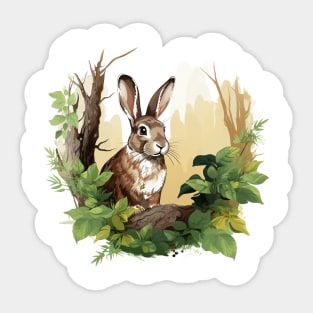 Wild Rabbit Sticker